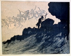 圣安东尼的诱惑1887年，亨利-里维埃尔著 作者 亨利·里维耶尔（Henri Riviere）