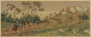 倾盆大雨 作者 亨利·里维耶尔（Henri Riviere）
