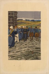 圣安纳-拉-帕卢的赦免令 作者 亨利·里维耶尔（Henri Riviere）