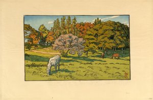 贝雷特小木屋 (杜阿内兹) 作者 亨利·里维耶尔（Henri Riviere）