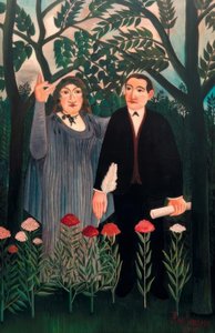 启发诗人的缪斯女神 作者 亨利·卢梭