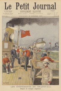 英国军队为南非登船