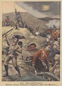 南非布尔人捕获英国枪支电池 作者 Henri Rudaux
