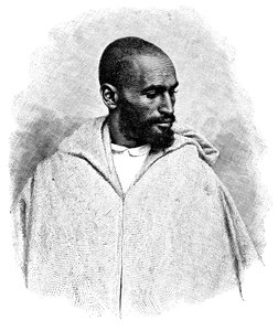 1895年，一位来自摩洛哥丹吉尔的阿拉伯男子。