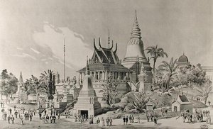 特罗卡德罗的柬埔寨宫殿，1900年的世界博览会 作者 亨利·杜桑