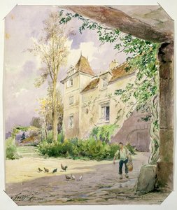 位于Meudon的Armande Bejart之家（1642-1700），c.1906 作者 亨利·杜桑