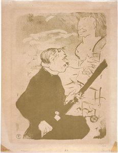 Pour Toil！(献给你）1893 年（石版画） 作者 亨利·德·图卢兹·劳特雷克