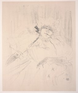伊薇特·吉尔伯特（Yvette Guilbert） 作者 亨利·德·图卢兹·劳特雷克