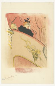 “La Loge au Mascaron doré”（镀金面具的盒子） 剧院阳台上戴歌剧眼镜的女人 睫毛膏之屋