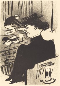 旁观者 作者 Henri de Toulouse Lautrec