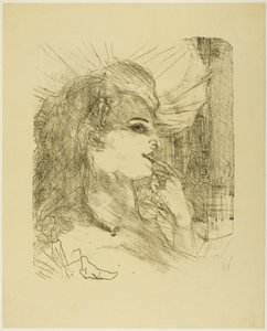安娜-赫尔德，来自 Treize Lithographies 作者 亨利·德·图卢兹·劳特雷克