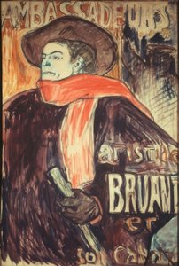 阿里斯蒂德·布鲁恩特（Aristide Bruant） 作者 亨利·德·图卢兹·劳特雷克