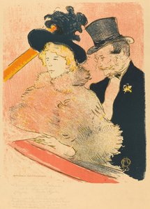 在音乐会上(Au concert) 作者 Henri de Toulouse Lautrec