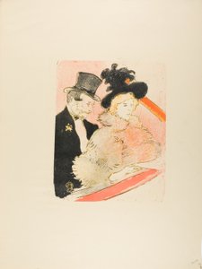 音乐会现场 作者 Henri de Toulouse-Lautrec