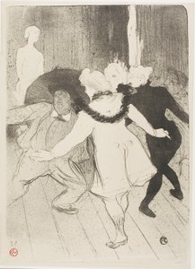 在贝尔热尔剧院普吕多姆先生的谦虚 作者 Henri de Toulouse-Lautrec
