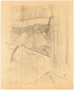 向观众鞠躬 向公众致意，1898年。 作者 亨利·德·图卢兹·劳特雷克
