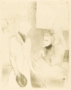 Brandes和Le Bargy in Cabotins Brandès et Les Bargy in Cabotins, 1894. 作者 亨利·德·图卢兹·劳特雷克