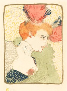 Mlle.Marcelle Lender（玛塞勒-伦德小姐半身像） 作者 亨利·德·图卢兹·劳特雷克