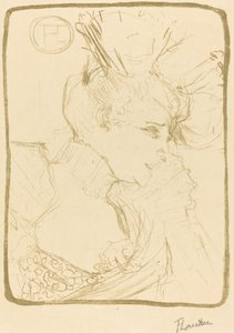 马塞尔-伦德夫人的半身像Marcelle Lender Mlle.Marcelle Lender，半身像，1895年。 作者 亨利·德·图卢兹·劳特雷克