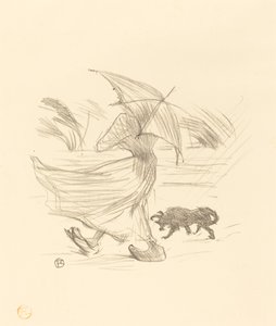 雨说的话，1895年。 作者 亨利·德·图卢兹·劳特雷克