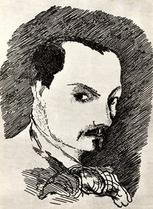 查尔斯·鲍德莱尔（Charles Baudelaire）1821-1867 作者 亨利·德·图卢兹·劳特雷克