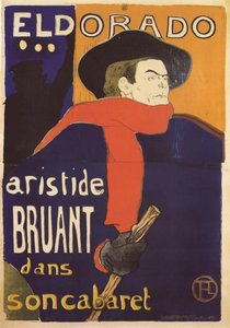 埃尔多拉多（Eldorado），阿里斯蒂德·布兰特（Aristide Bruant）海报，1892年