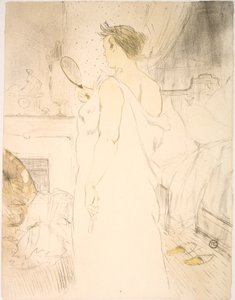 冰雪女人，手工制冰 作者 Henri de Toulouse-Lautrec