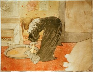 浴缸里的女人 作者 亨利·德·图卢兹·劳特雷克