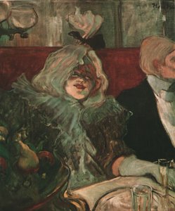 在Rat Mort的私人餐厅》，约1899年，1952年。   作者 亨利·德·图卢兹·劳特雷克