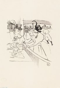 滑冰专业美容 作者 Henri de Toulouse Lautrec