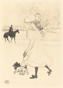 在森林中 Au bois, 1899. 作者 亨利·德·图卢兹·劳特雷克