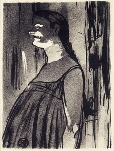 1893年TheCaféConcertSeries系列的第6版Abdala女士 作者 亨利·德·图卢兹·劳特雷克