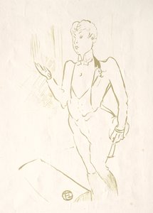 玛丽·汉密尔顿，1893年。 作者 亨利·德·图卢兹·劳特雷克