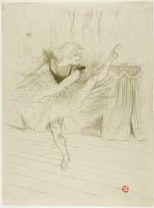 艾达-希思小姐，英国舞蹈家 作者 Henri de Toulouse-Lautrec