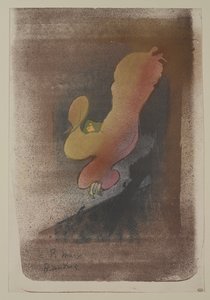 洛伊富勒小姐，1893年（编织纸上的彩色石版画） 作者 亨利·德·图卢兹·劳特雷克