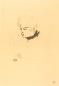 绿豆小姐，1895年。 作者 亨利·德·图卢兹·劳特雷克