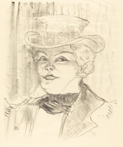 Mme.Réjane, 1898. 作者 亨利·德·图卢兹·劳特雷克