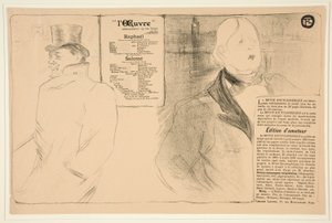 Oscar Wilde et Romain Coolus（奥斯卡-王尔德与罗曼-库鲁斯） 作者 亨利·德·图卢兹·劳特雷克