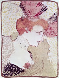 马塞勒-兰多的画像 作者 Henri de Toulouse Lautrec