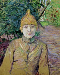 一个女人的肖像，可能是法国舞蹈家路易斯·韦伯（1870-1927）被称为“La Goulue”