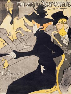 海报广告&39;The Japanese Divan&39;，1892