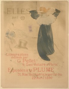 埃尔斯 "海报 作者 Henri de Toulouse Lautrec