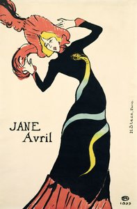 Jane Avril的海报，1899年