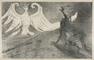 前哨项目：1898年在西奈山脚。 作者 亨利·德·图卢兹·劳特雷克