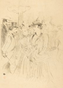 Promenade Promenoir, 1899年。 作者 亨利·德·图卢兹·劳特雷克
