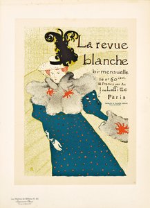 复制广告海报“ La Revue Blanche”，1895年