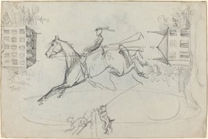 素描表，约1881年。 作者 亨利·德·图卢兹·劳特雷克