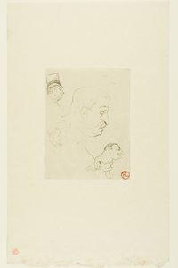 素描 作者 亨利·德·图卢兹·劳特雷克