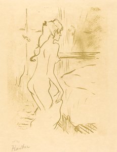 一个女人的研究（Etude de femme） 作者 Henri de Toulouse Lautrec