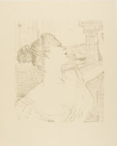 Sybil Sanderson，来自 Treize Lithographies 作者 亨利·德·图卢兹·劳特雷克
